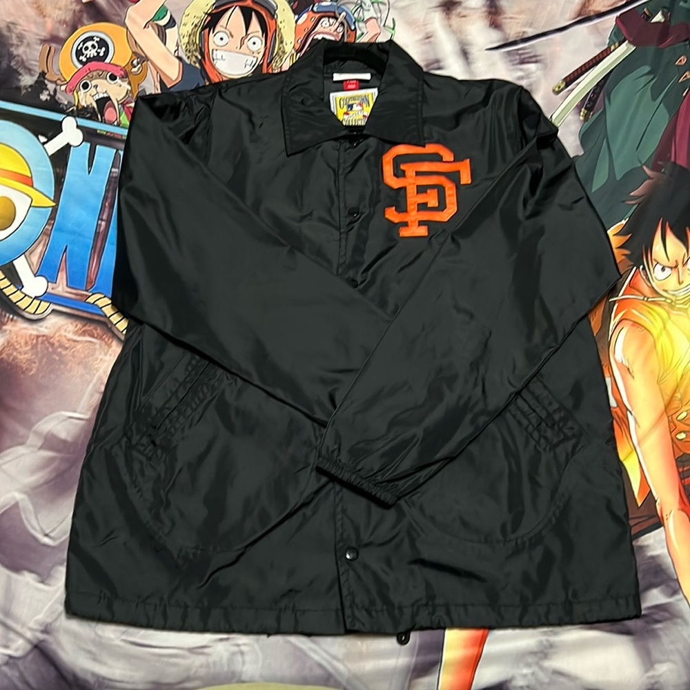 Mitchell & Ness Cooperstown Collection MLB SF Giants Button Up Jacket Large 44
